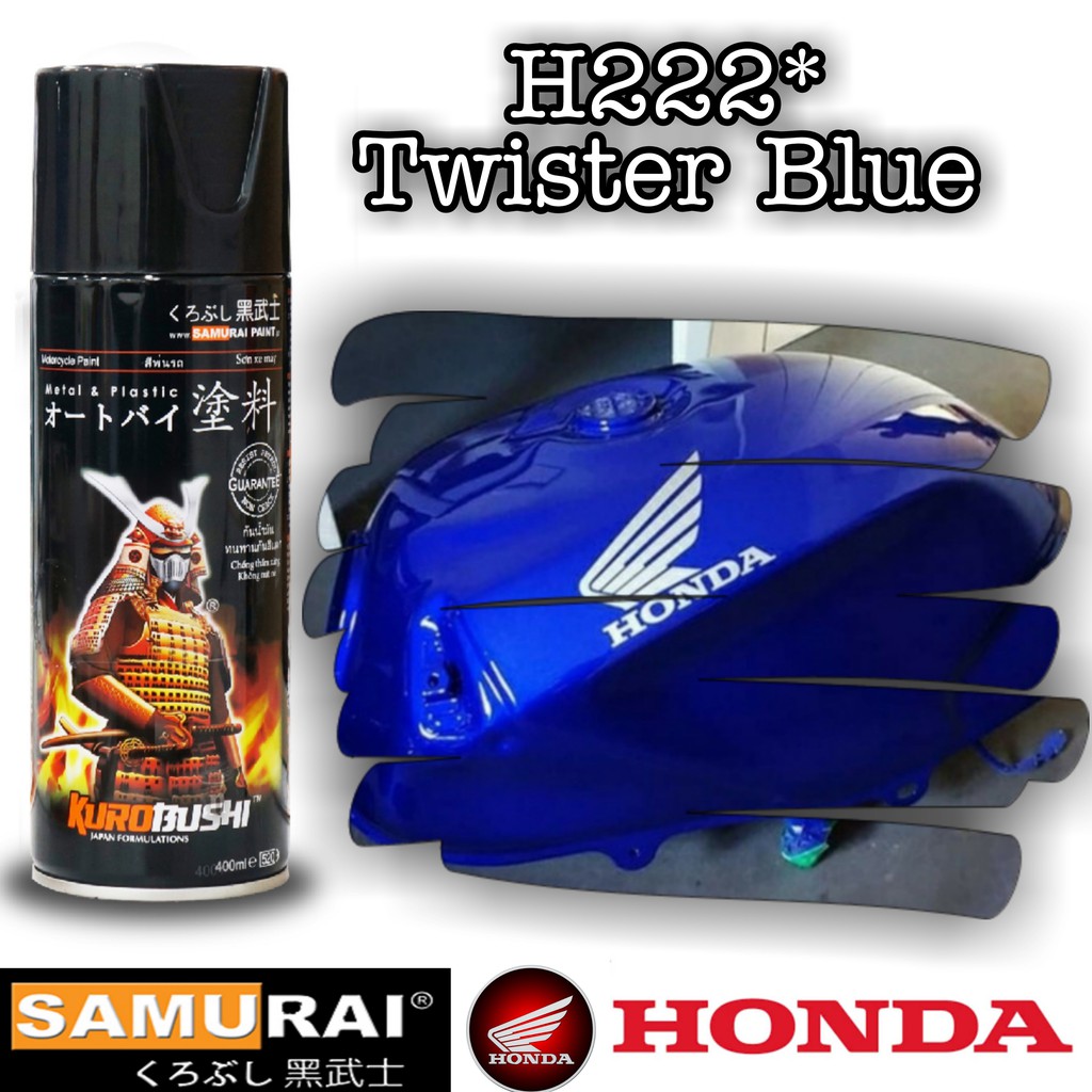 SAMURAI Spray Paint H222* Twister Blue Honda Cash on Delivery (COD