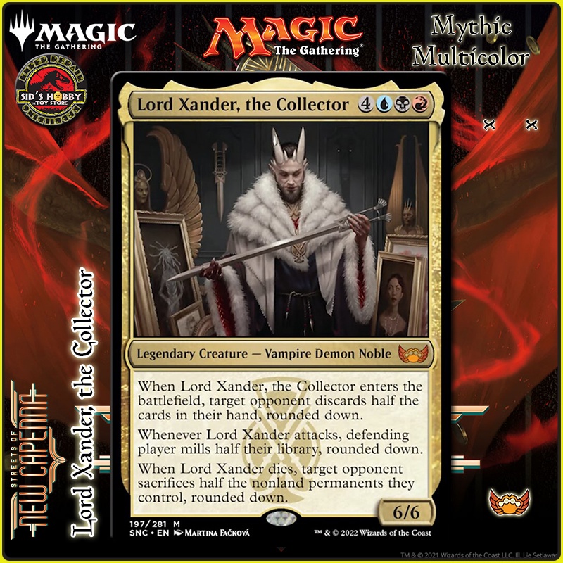 Lord Xander, the Collector x x Streets of New Capenna Multicolor Mythic