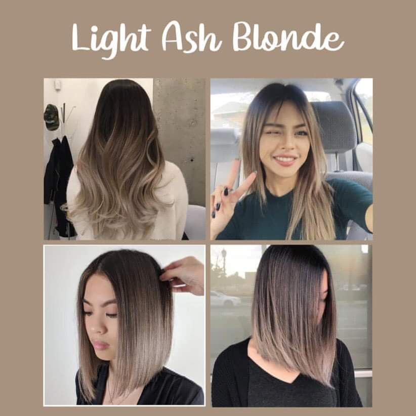 Light Ash Blonde Bleach Color Shopee Philippines