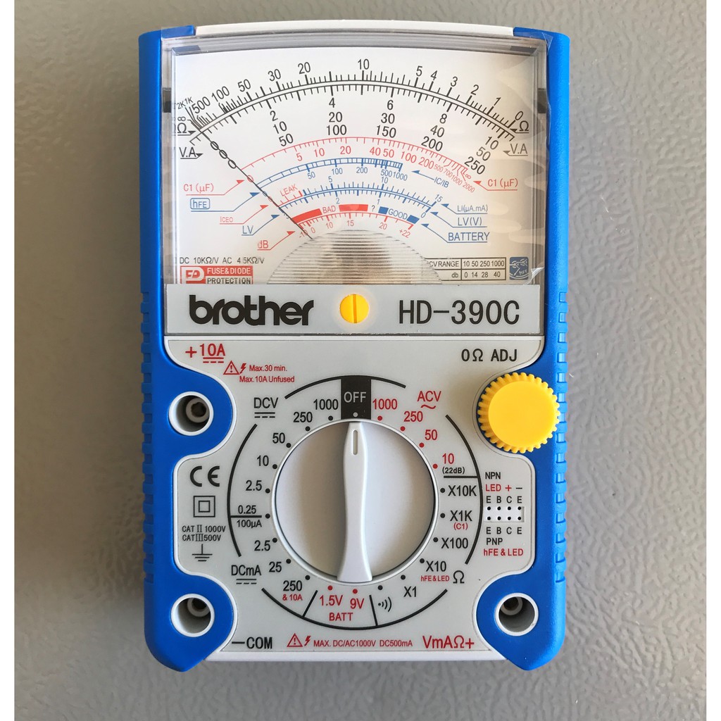Brother Tester HD390C Analog Multimeter Analog tester Multitester