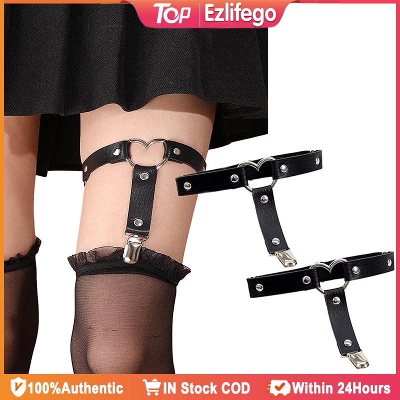 2PCS Multifuction Adjustable Elastic Stocking Clip Garter Suspender Belt Accessories with Straps and Clips for Stockings Black Y style Ericotry 1 Pair 
