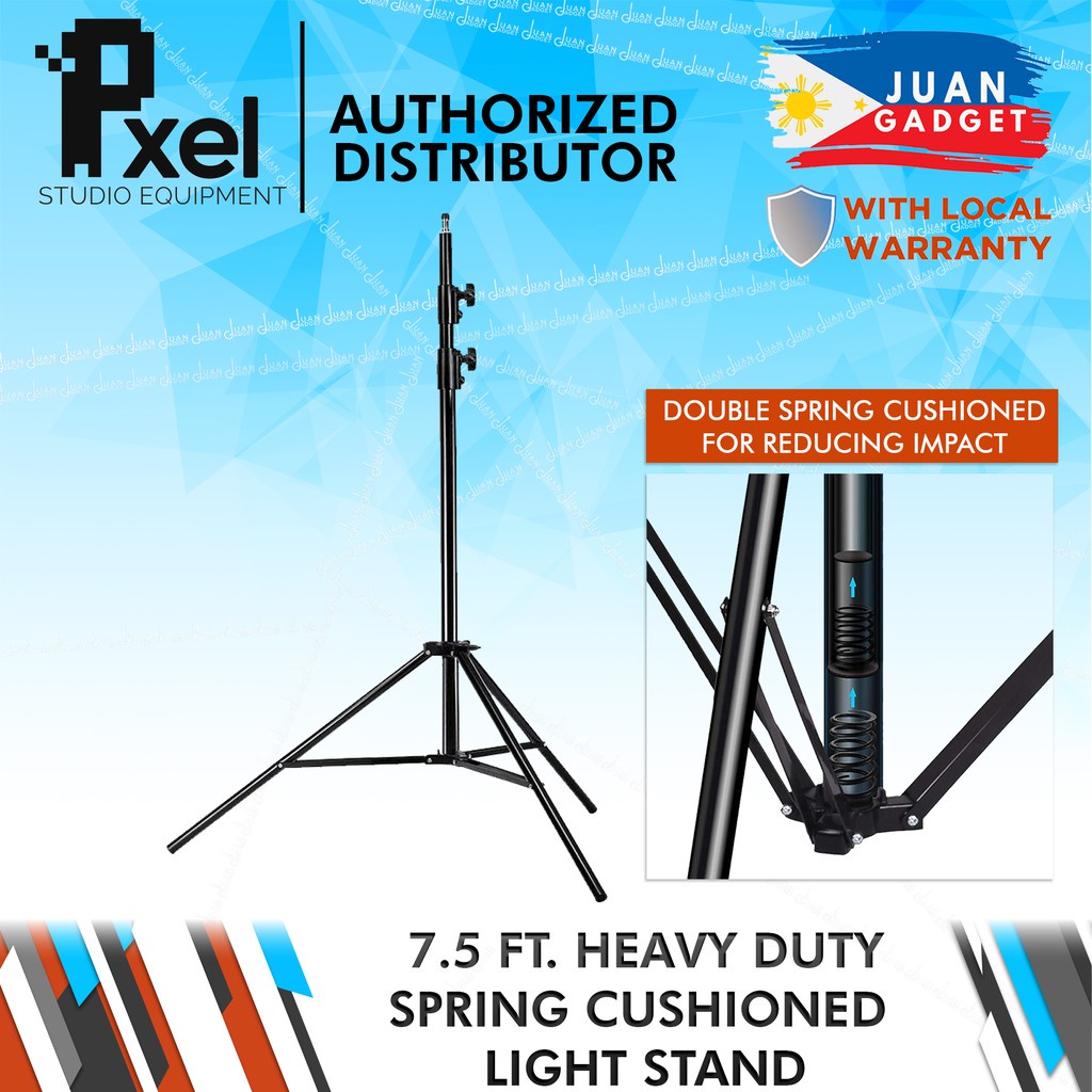 Philippines Available Pxel Ls230s Pro 230cm 7 5 Feet Heavy Duty Spring Cushioned Adjustable Photo Shopee Philippines
