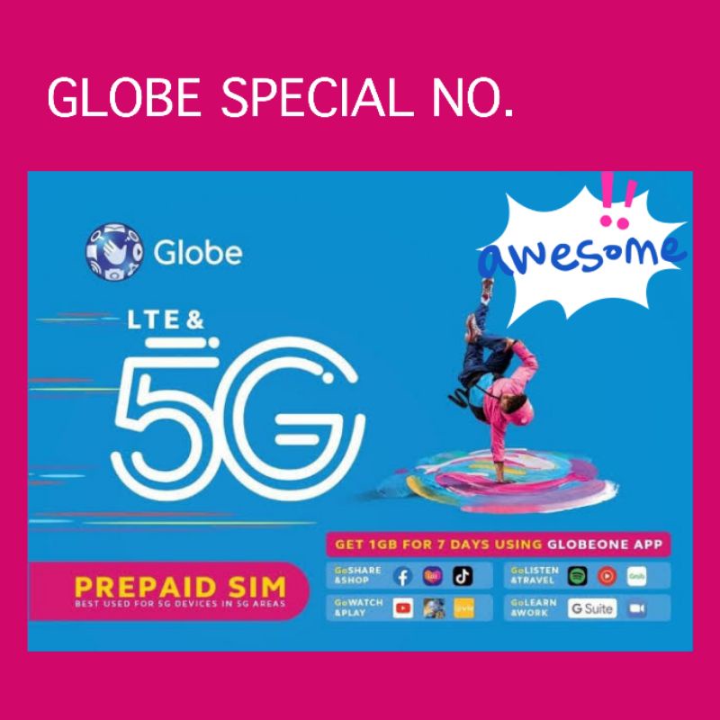 GLOBE VANITY SIM (5G) Shopee Philippines