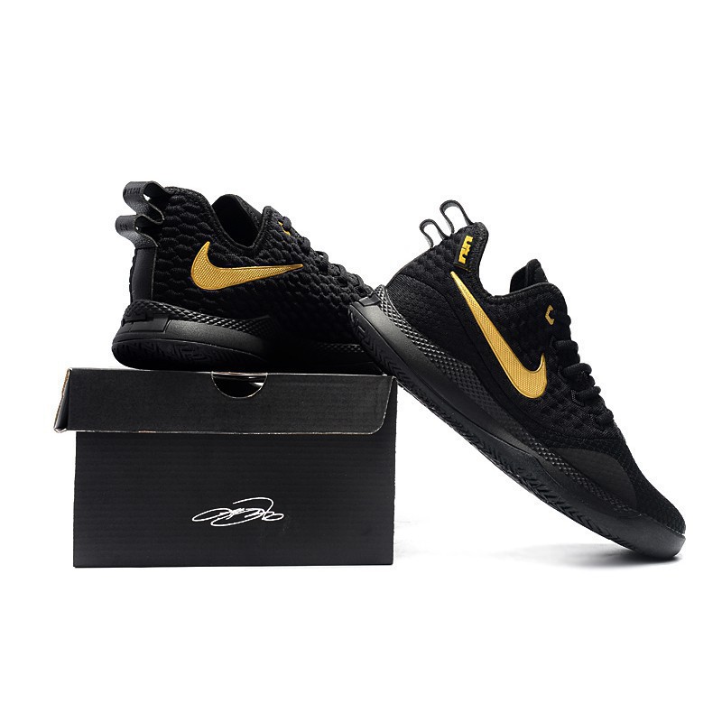 nike lebron witness iii gold black