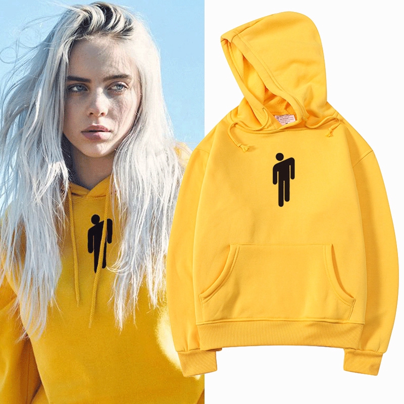 billie eilish orange sweatshirt