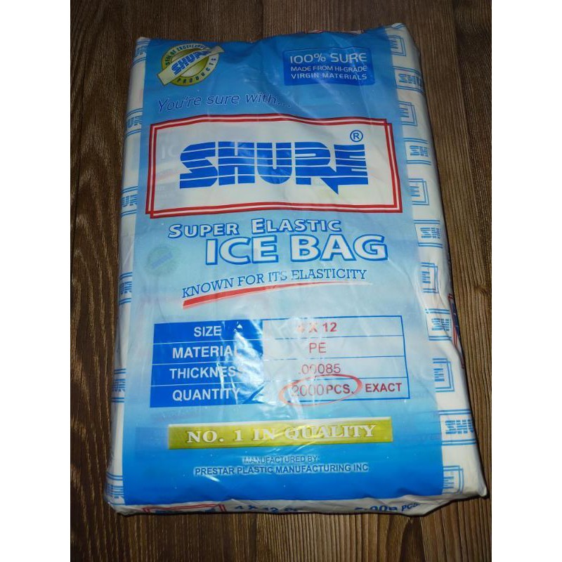 Shure plastic ice bags (2000pcs) | Shopee Philippines