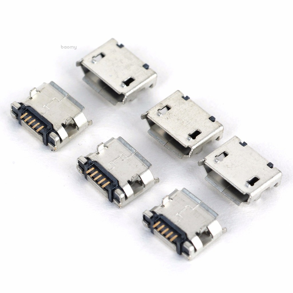 20pcs Micro Usb Type B Female 5 Pin Smt Placement Smd Dip Socket Connector New Shopee Philippines 3451