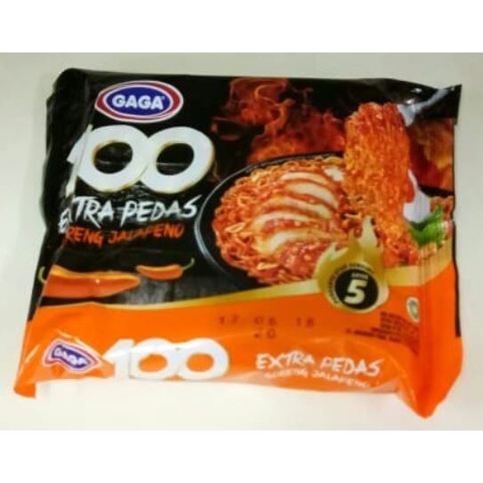 Gaga Mie 100 Jalapeno Goreng Kuah Extra Pedas Blackpepper Shopee Philippines