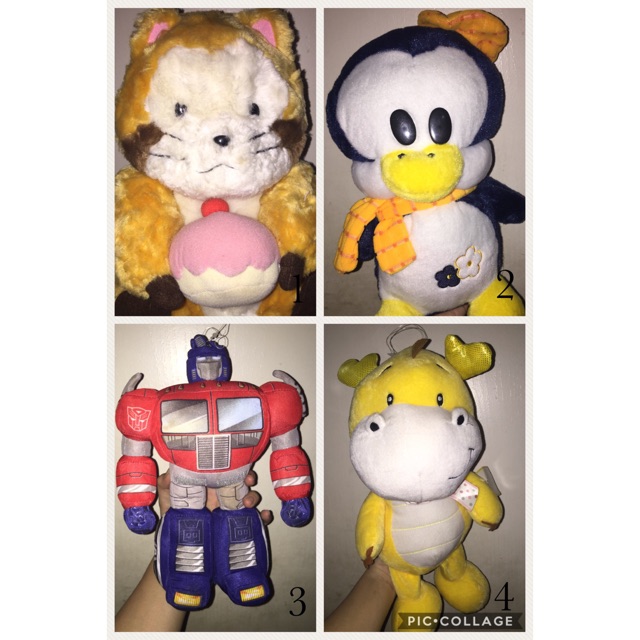 transformers stuffed toys