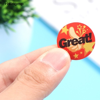 [risingmp] 500pcs “good job” reward sticker 8 designs cartoon words sticker good for kids HOT SELL #3