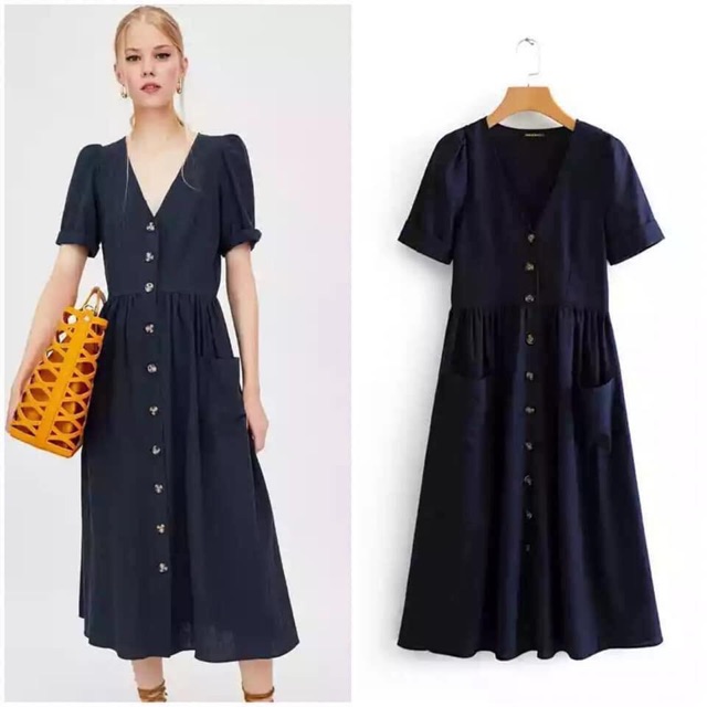 navy casual dress