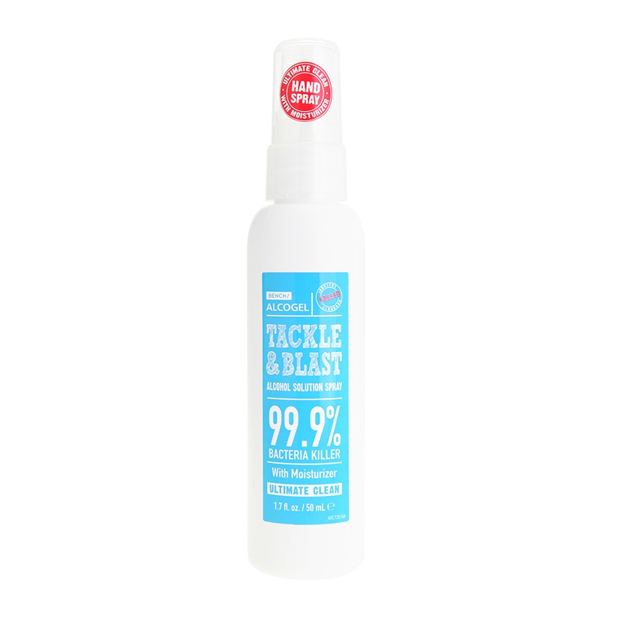 BENCH/ Tackle & Blast Alcohol Solution Spray 50ml | Shopee Philippines