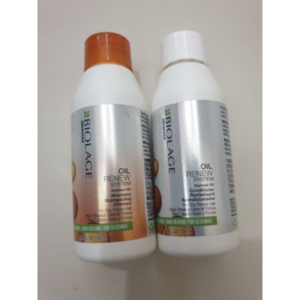 BIOLAGE OIL RENEWAL SYSTEM SHAMPOO&CONDITIONER Shopee Philippines