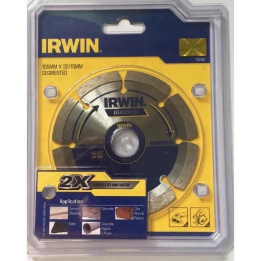 Irwin Diamond cutting disc for tiles 4 inches , diamond cutting disc
