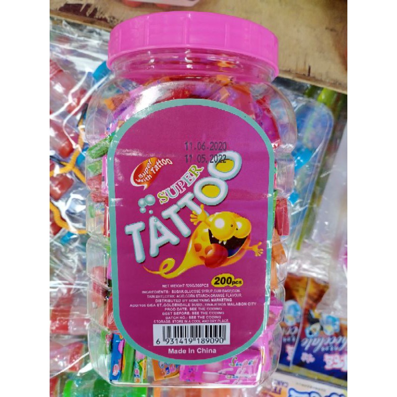 SHIELA'S SWEET TATTOO GUM | Shopee Philippines