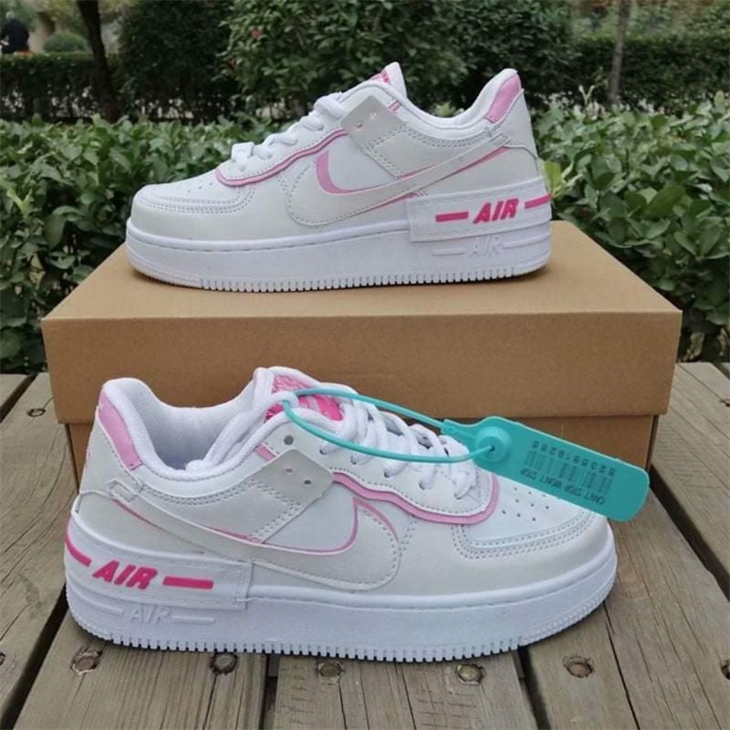 Nike Air Force 1 Shadow AF1 Macaron Deconstruction Function Splice ...