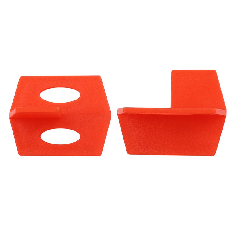 50pcs 2mm Tile Leveling System 3 Side Tile Spacer - Cross And T Wall Floor, Red Single 3.5 * 2.8cm