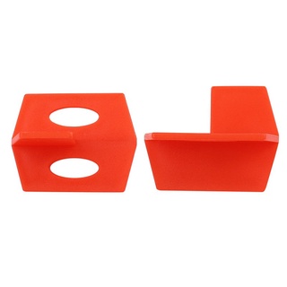 50pcs 2mm Tile Leveling System 3 Side Tile Spacer - Cross And T Wall Floor, Red Single 3.5 * 2.8cm #2