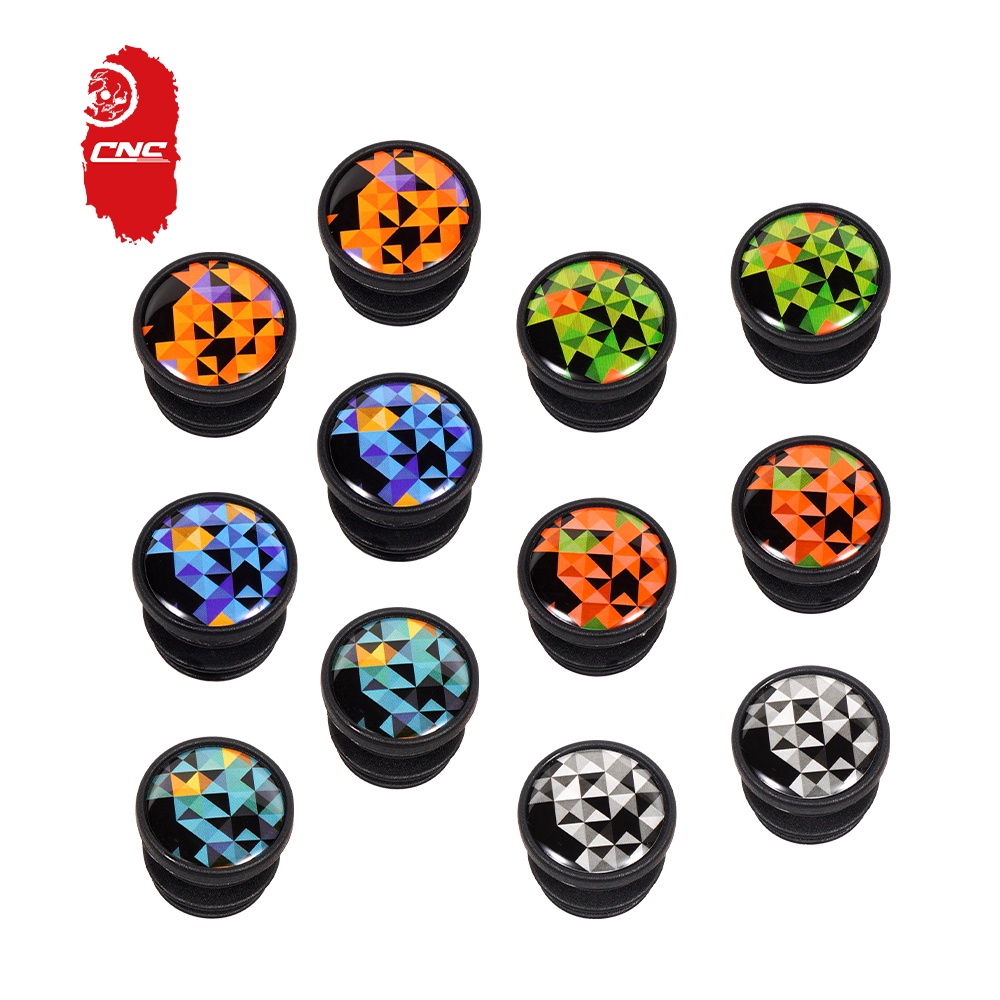 CNC Bicycle Handlebar Plugs NonsSlip Mountain Bike Handlebar Cap PVC