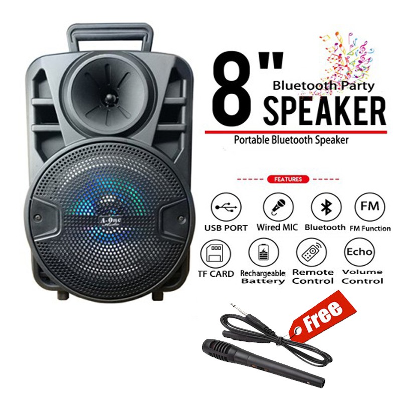 bluetooth party speaker with lights