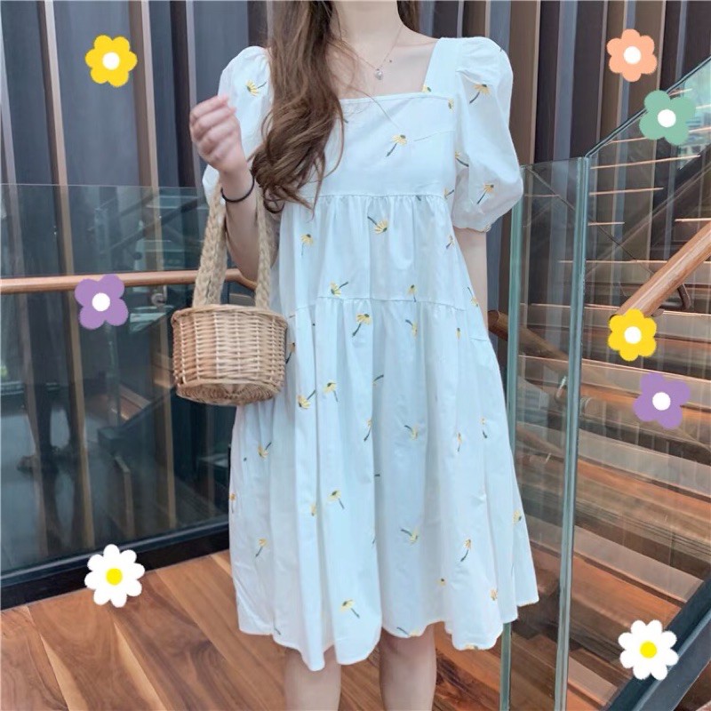RRX Korean Smocked Babydoll Dress6268 Shopee Philippines