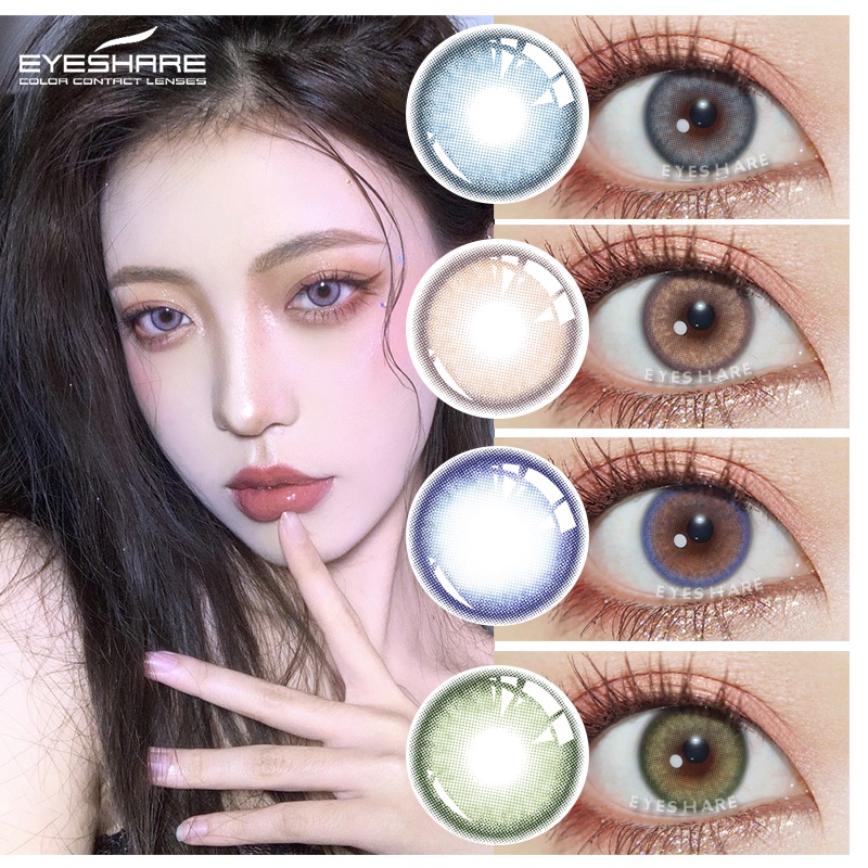 Eyeshare 1 Pair 2pcs Twinkle New Series Colored Contact Lenses For Eyes Cosmetic Lens Eye 7250