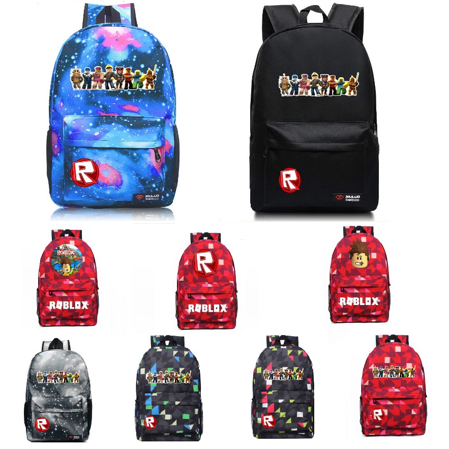 Game Roblox Backpack Kids School Bag Students Boys Bookbag Travel Bags Shopee Philippines - roblox school bag philippines