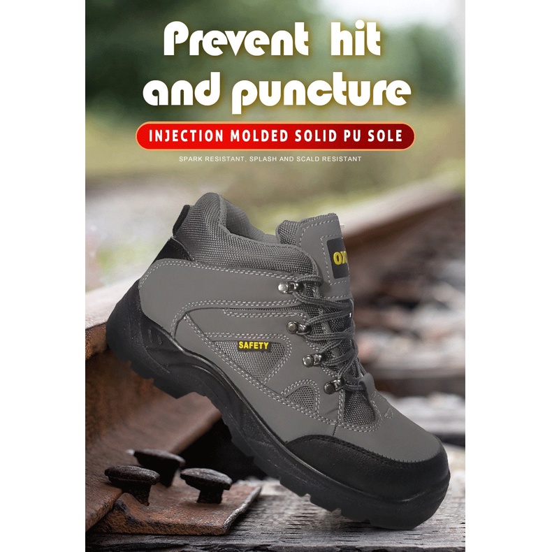 ONXY Safety Shoes OIL Resistant Shock Antismashing High Cut