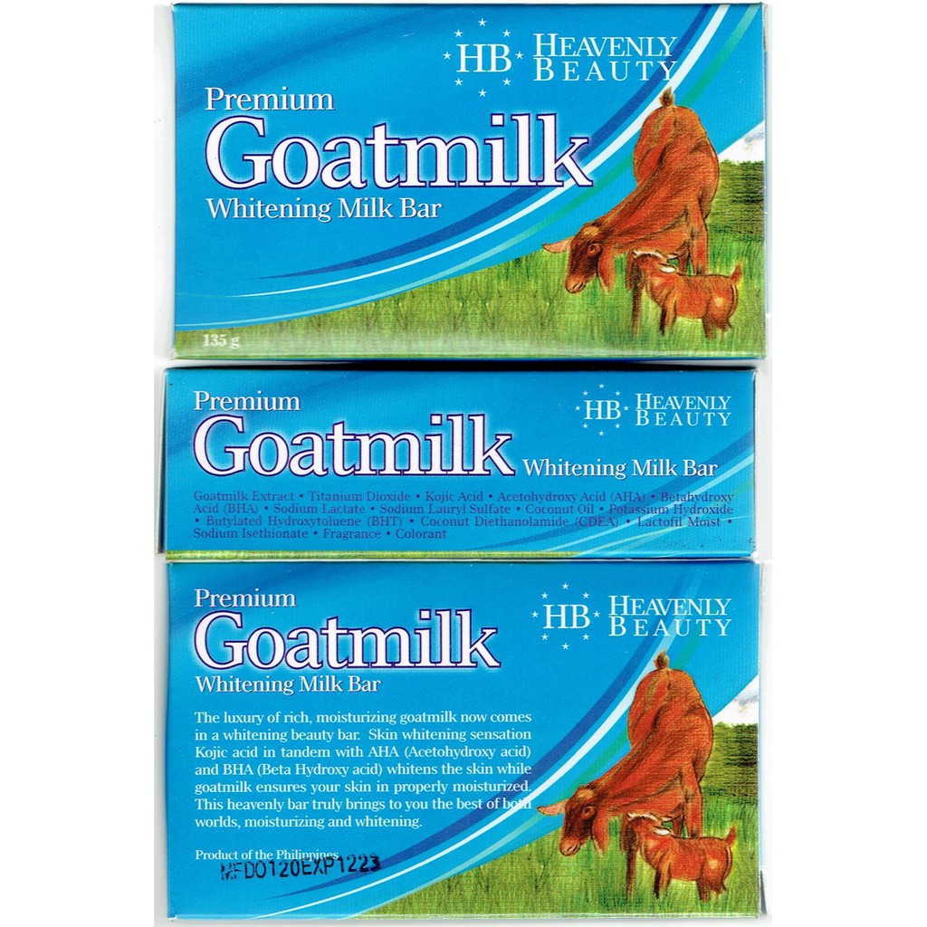 Heavenly Beauty Premium Goat Milk Soap 135g Whitening Moisturizing Papaya Goatmilk Shopee Philippines