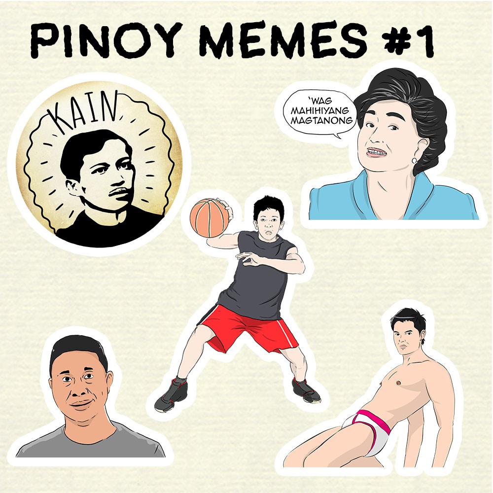 PINOY MEMES STICKER PACK 1 | Shopee Philippines