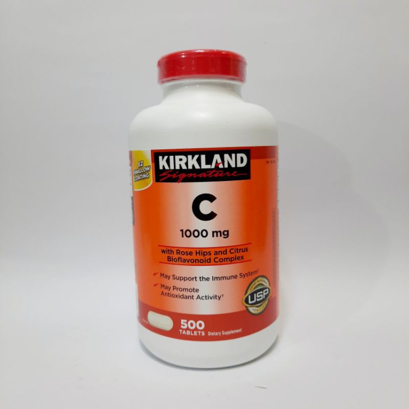 Kirkland Vitamin C 1000mg 500 Tablets Shopee Philippines