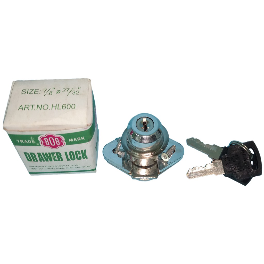 DRAWER LOCK 1 SET ( price per 1 set) with 3 keys DRAWER LOCKSET