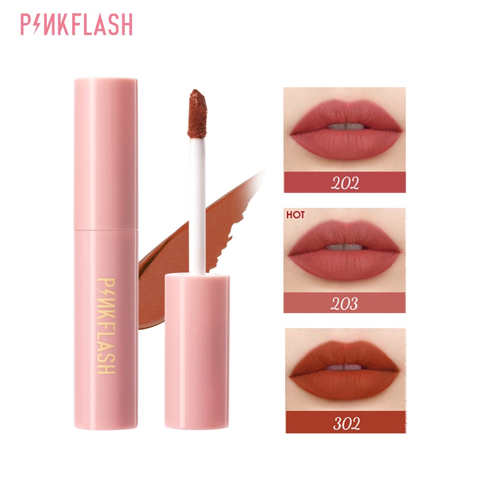 PINKFLASH OhMyKissAiry Matte Liquid Lipstick Waterproof Lip and Cheek