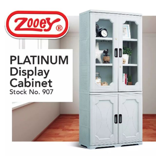 Zooey Platinum Display Cabinet Shopee Philippines