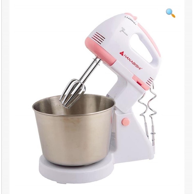 Hanabishi HAND MIXER with Stand HHMB 120SS (Factory Price) Shopee