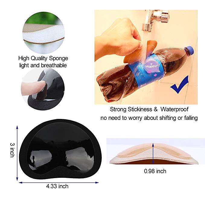 Women Silicone Lift Breast Inserts Push Up Sticky Bra Cups Shopee