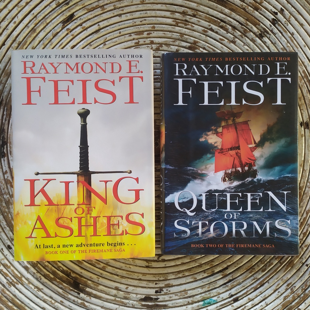 [HB] King of Ashes AND Queen of Storms by Raymond E. Feist (The ...