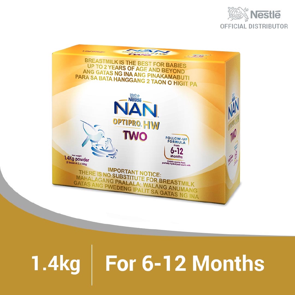 Nan OptiPro HW Two Infant Milk For 612 Months 1.4kg Shopee Philippines