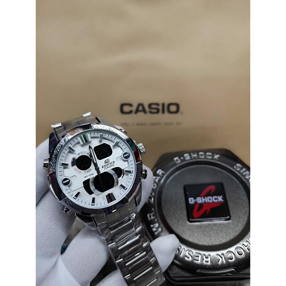 casio edifice wr100m red bull
