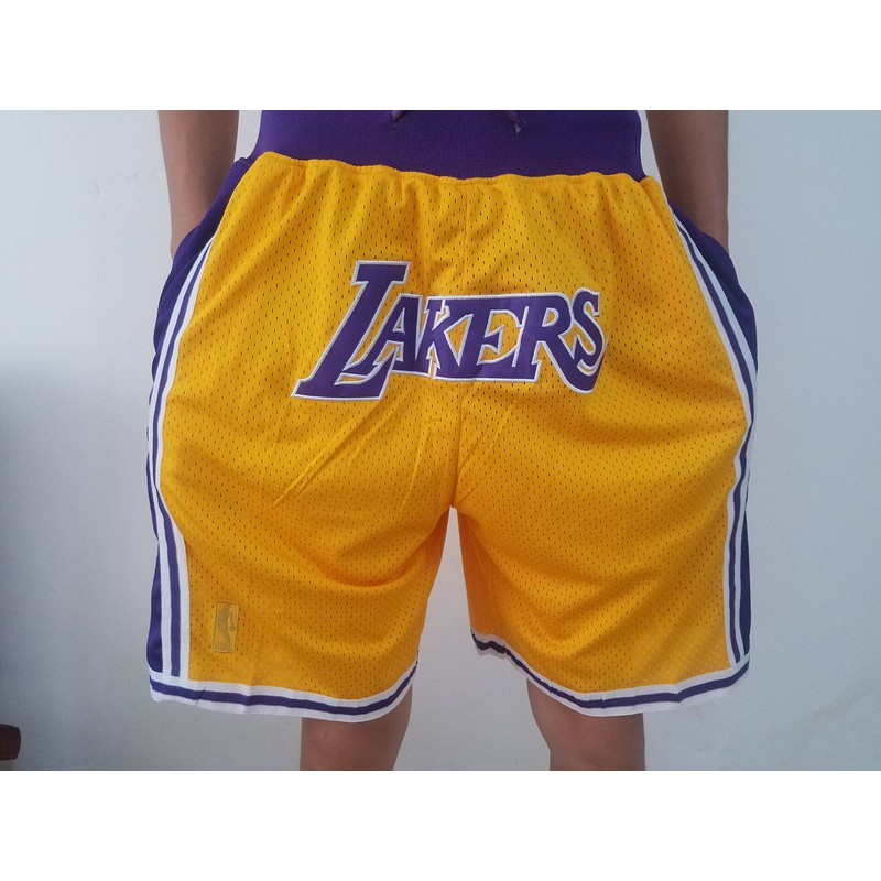 lakers logo shorts