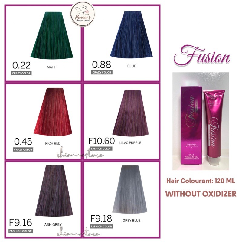 Fusion Hair Color/Dye 120mL Shopee Philippines