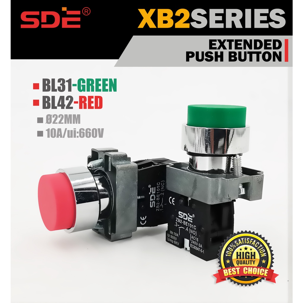 SDE EXTENDED PUSH BUTTON SWITCH (XB2 Series) | Shopee Philippines