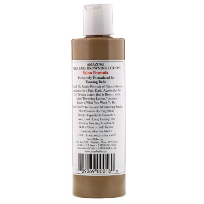 Maui Babe, Amazing Browning Lotion, Tanning Salon Formula, 8 fl oz (236 ml) XHWK
