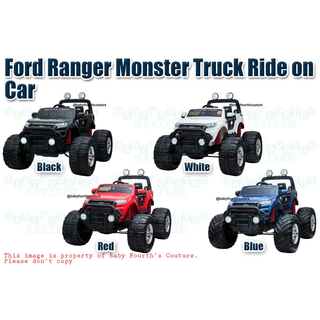 ford ranger monster truck ride on