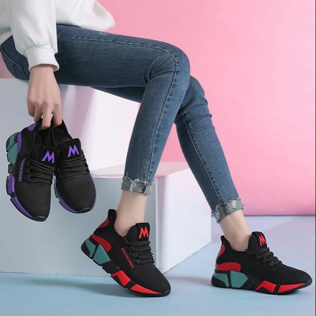 womens shoes with colored soles