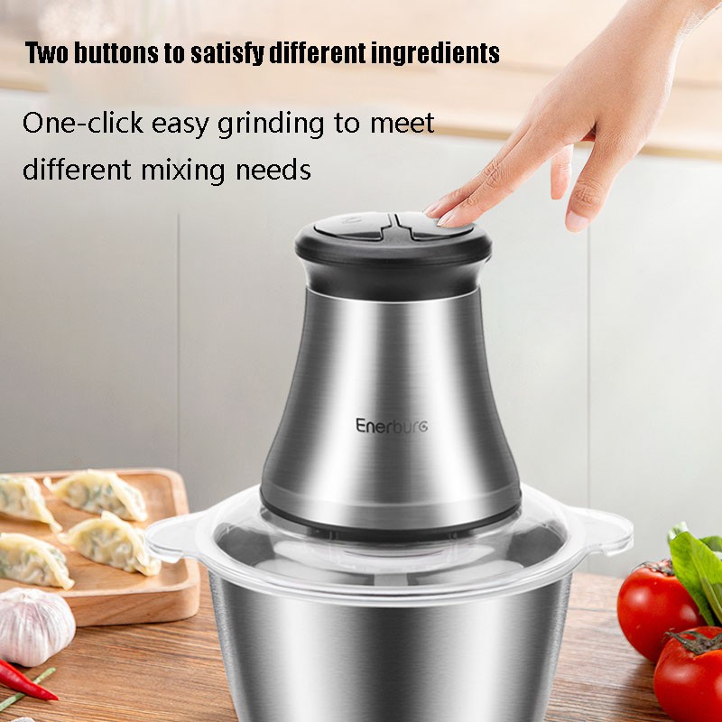 FCE Electric Meat Grinder 2 Speeds Stainless Steel Electric Chopper ...