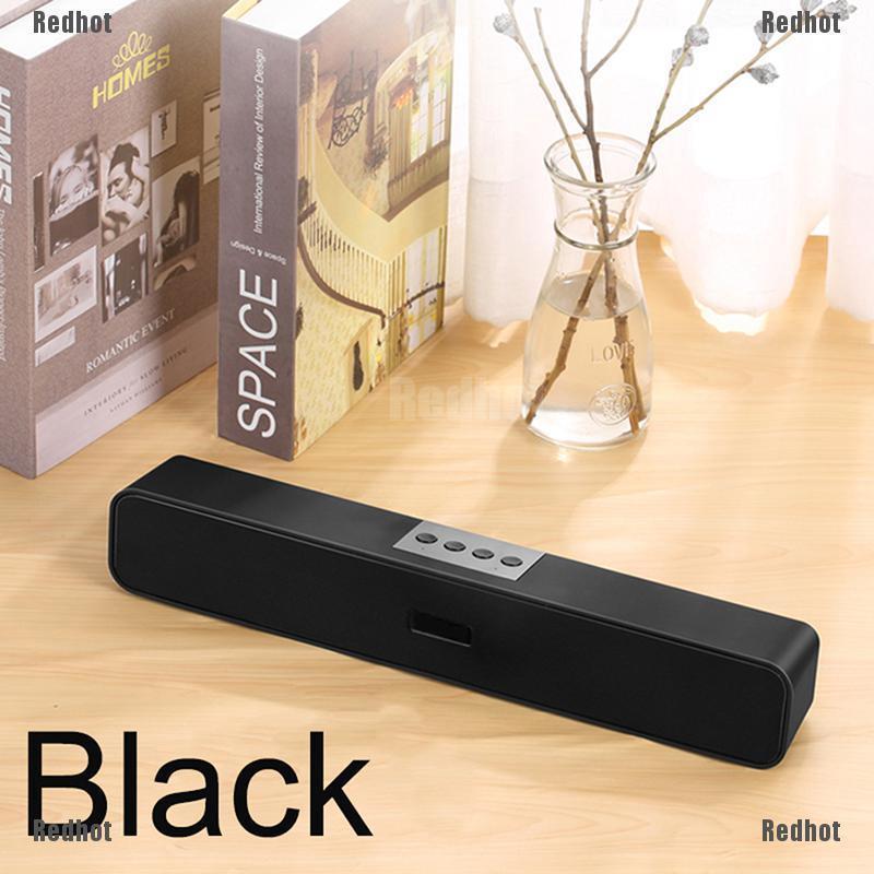 Redhot Mini TV Sound Bar Home Theater Soundbar Wireless Bluetooth USB
