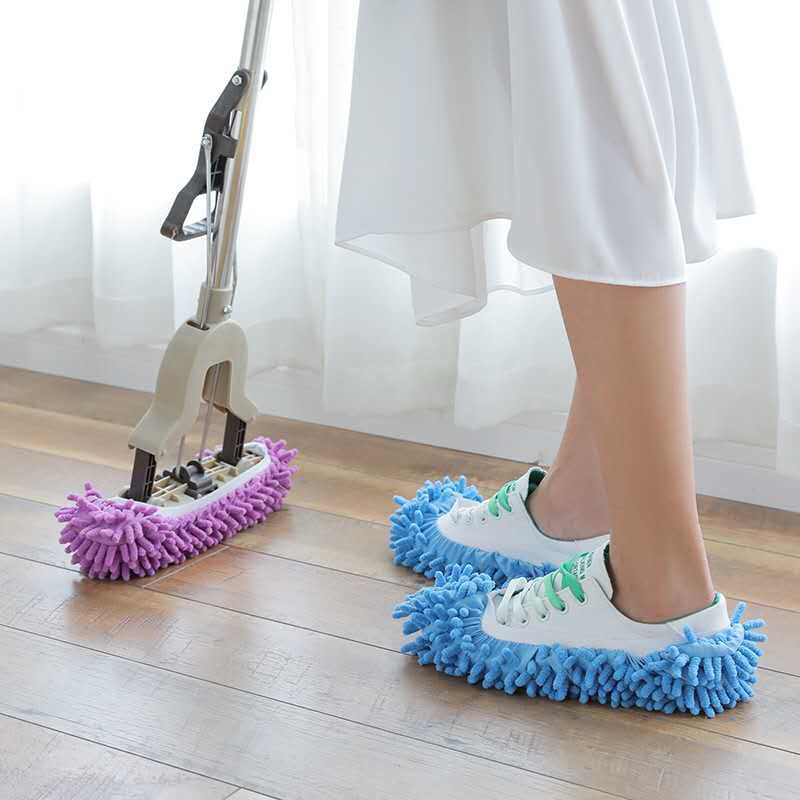 dusting mop slippers