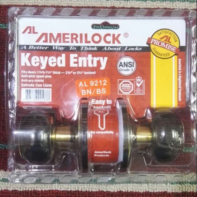 Amerilock Doorknob / Lockset AL9212 | Shopee Philippines