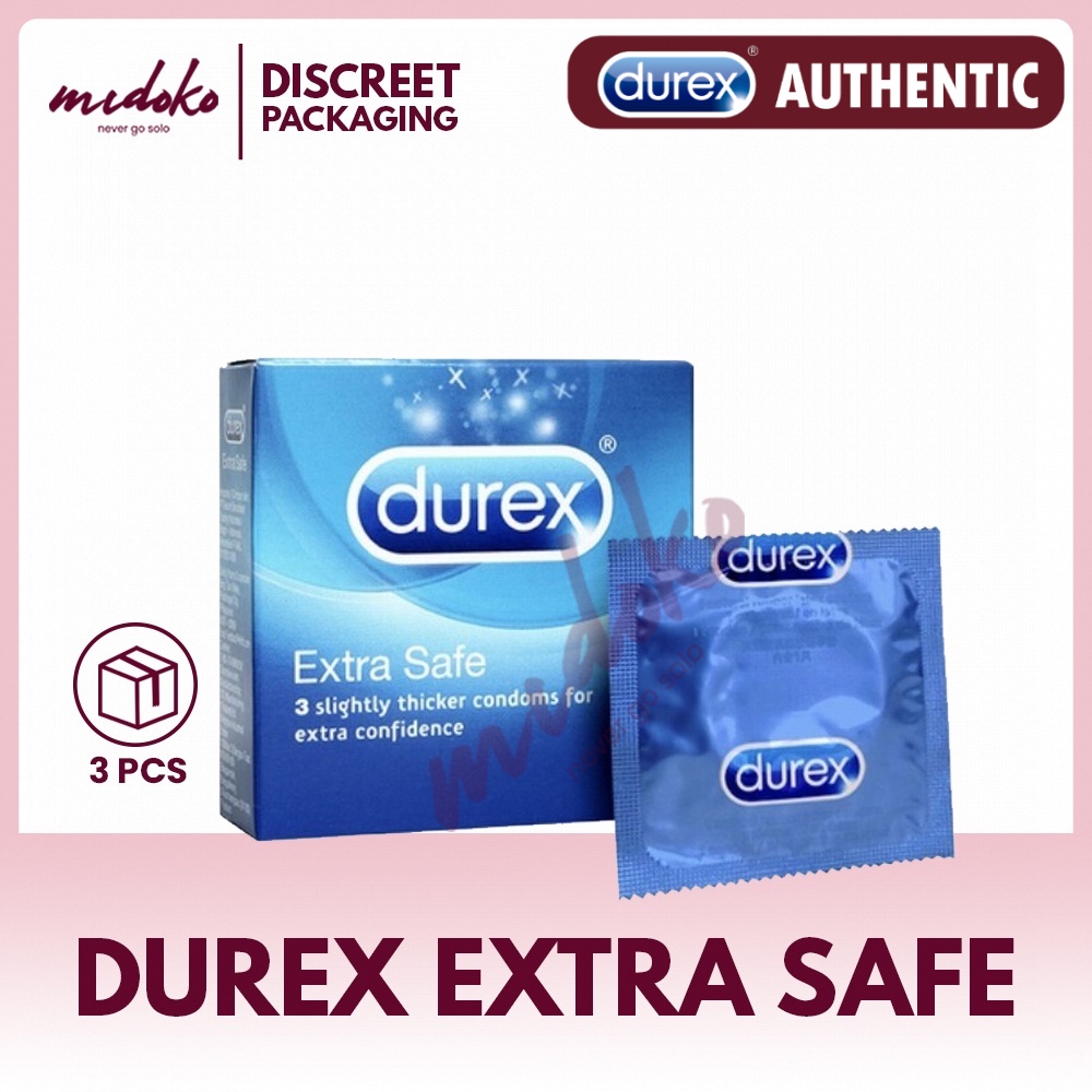 Midoko Durex Extra Safe Extra Protection Thicker Latex Condoms 3s ...